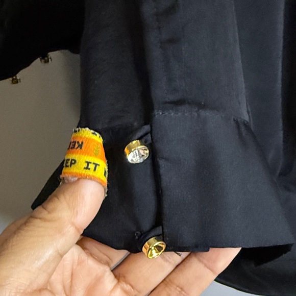 Twelfth Street by Cynthia Vincent Black Blouse - Picture 4 of 6